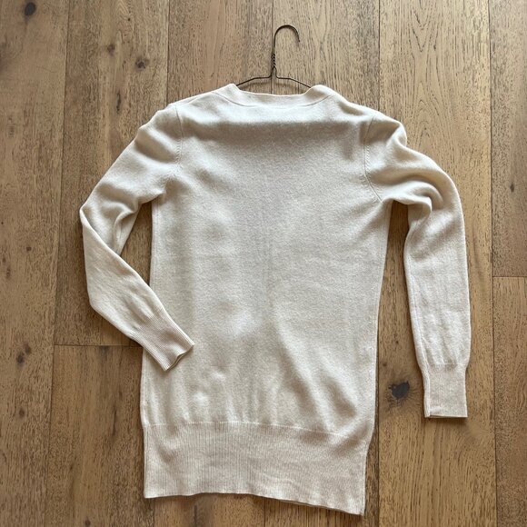 Biline for Canada Cream 100% Cashmere Caradigan - Size Small - Picture 3 of 4